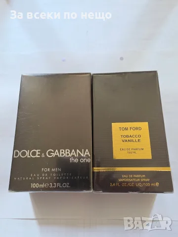 Мъжки парфюми DOLCE & GABANA ten one TOM FORD TОВАCCO VANILLE