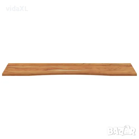 vidaXL Плот за бюро, 140x50x2,5 см, правоъгълен, масивно дърво акация, снимка 4 - Бюра - 56147330
