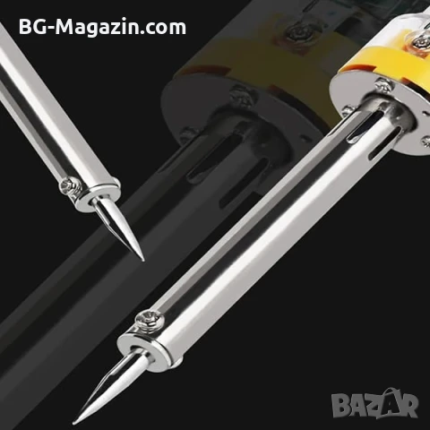 Електрически поялник с терморегулатор за запояване електроника хоби спойки ремонт платки нов модел, снимка 5 - Друга електроника - 51049977