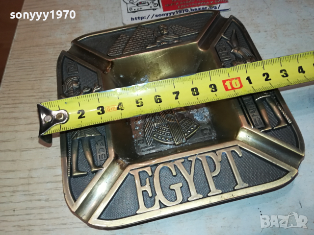EGYPT-ПЕПЕЛНИК ВНОС FRANCE 1403241435, снимка 3 - Антикварни и старинни предмети - 44761746
