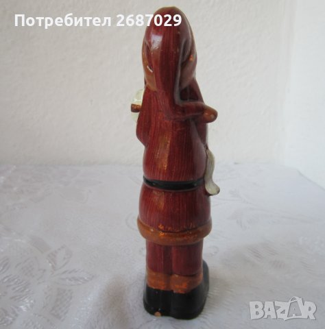 Дядо Мраз. керамика, стара фигура, снимка 4 - Декорация за дома - 38976631