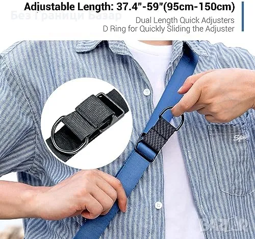 Нов Регулируем бързоосвобождаващ ремък за DSLR/Безогледални камери, снимка 9 - Чанти, стативи, аксесоари - 47382292