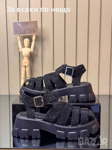 Prada Дамски Сандали Прада - Налични Различни Цветове Код E681, снимка 2 - Сандали - 51112329