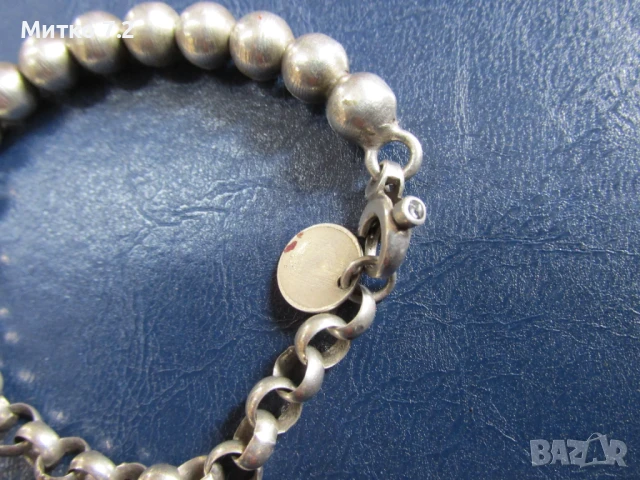 сребърна гривна - 19, снимка 3 - Гривни - 50805479