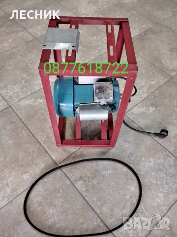 Чугунена румънска месомелачка 32номер + електромотор и стойка, снимка 4 - Месомелачки - 34336873
