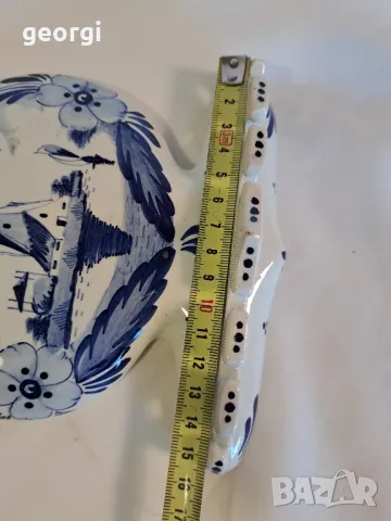 холандски порцеланов държач за прибори Delft 24/2, снимка 8 - Декорация за дома - 49492155
