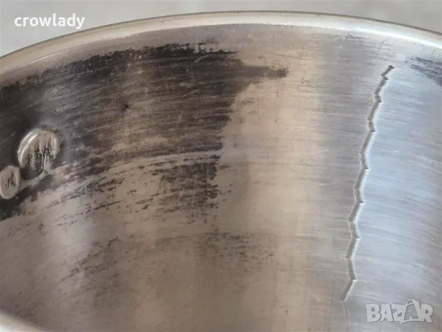 Сребърна ръчно гравирана османска чаша с тугра на Абдул Азис 19 век , снимка 9 - Антикварни и старинни предмети - 47547071