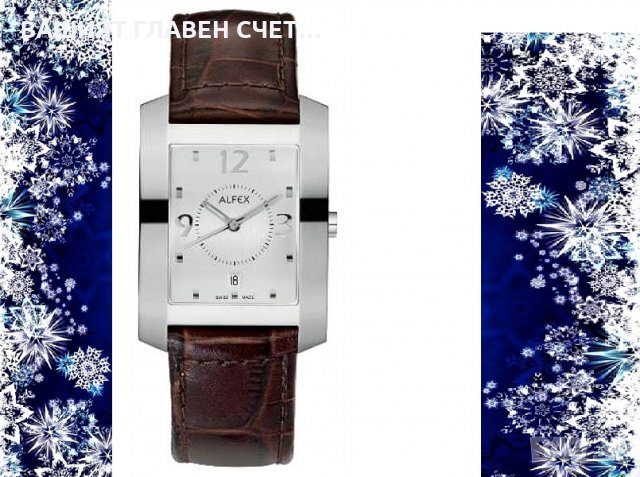 ALFEX Швейцарски Ръчен часовник отличен  подарък Мъжки часовници
