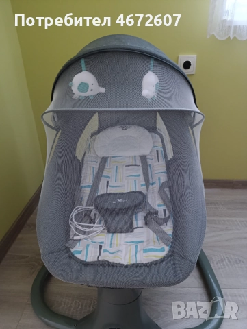 Електрическа люлка Cangaroo, снимка 4 - Детски люлки - 52857341