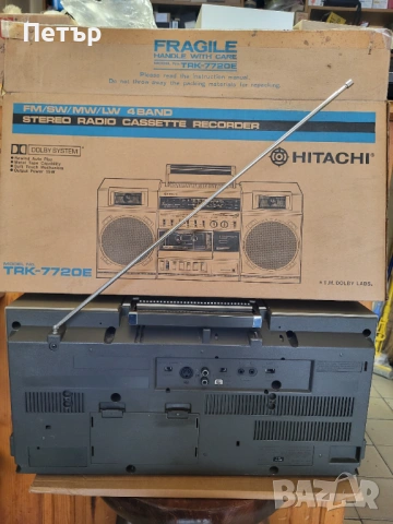HITACHI TRK-7720E касетофон СЪС КАШОНА, снимка 4 - Радиокасетофони, транзистори - 53139699