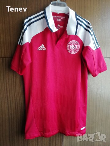 Denmark Adidas Techfit оригинална тениска футболна фланелка Дания