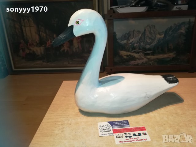 голяма красива бяла патица-внос англия 0311202232, снимка 4 - Колекции - 30664749