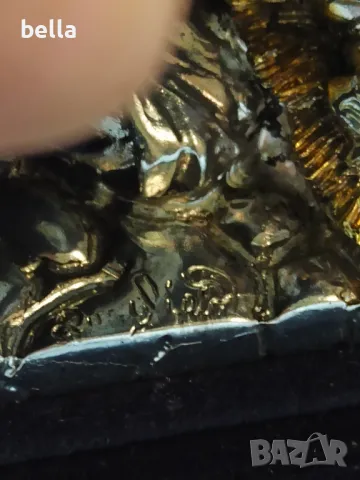 Сцената- Рождество Христово -Дева Мария Йосиф и детето Исус  -ламинирано сребро, снимка 7 - Антикварни и старинни предмети - 47945107