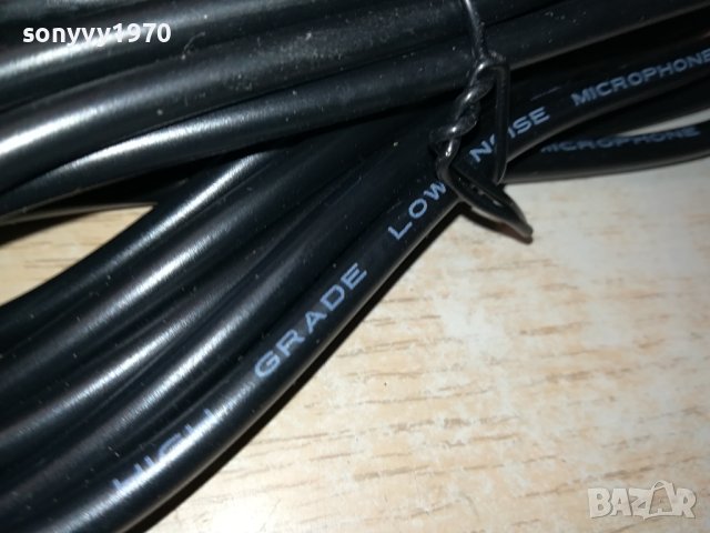 КАБЕЛ МИКРОФОН-HIGH GRADE LOW NOISE 0911231608, снимка 6 - Микрофони - 42921952