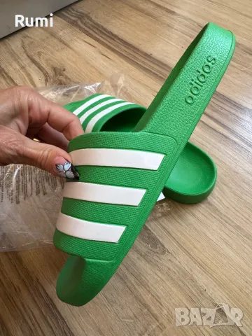 Оригинални нови чехли Adidas Adilette Aqua! 41,42 н, снимка 3 - Мъжки чехли - 49596561