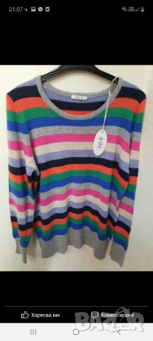 Нов пуловер.  С етикет.  Оригинал , снимка 1 - Блузи с дълъг ръкав и пуловери - 35437910
