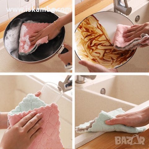 Микрофибърна кърпа, предназначена за почистване, абсорбиране и полиране - код 3274, снимка 7 - Мопове, кофи, четки и метли - 34510965