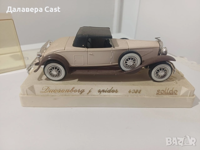 1/43 Duesenberg J Spider Solido , снимка 4 - Колекции - 54263817