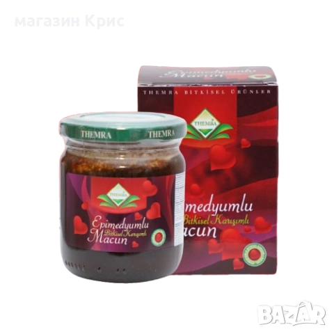 ЕПИМЕДИУМ МАДЖУН Афродизиак - Темра ЗЕЛЕНАТА КАПАЧКА / Сахимердан - Epimedyumlu Macun, снимка 2 - Хранителни добавки - 54339532