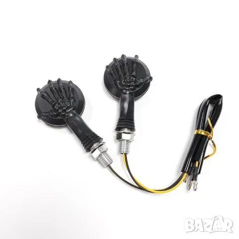 Комплект 12V мигачи с дневна светлина и 8 mm захват 2 броя, снимка 6 - Аксесоари и консумативи - 55865939