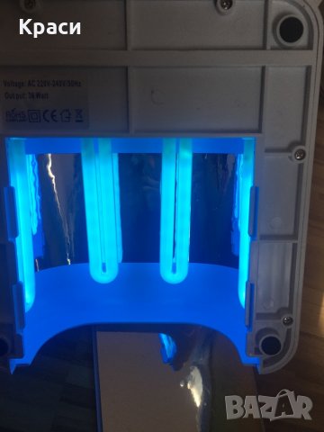 Професионална UV гел лампа /машинка за нокти като нова, снимка 13 - Друга електроника - 31161845