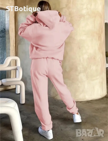 🌟 ДАМСКИ ЕЖЕДНЕВЕН КОМПЛЕКТ "КАРМА" – С КАЧУЛКА В 4 ЦВЯТА| STBoutique, снимка 5 - Спортни екипи - 52009622