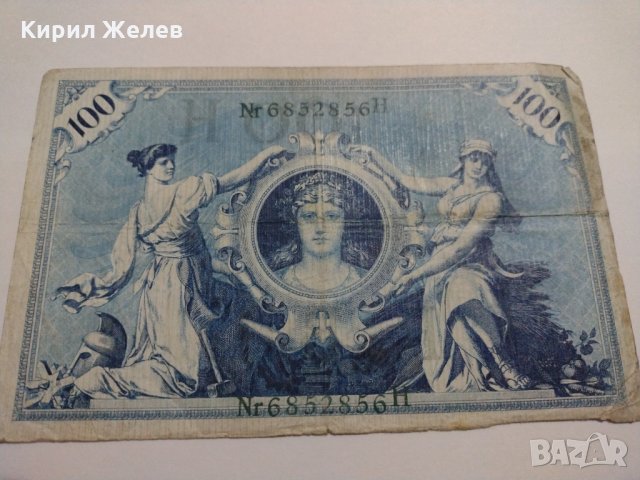 Райх банкнота - Германия - 100 марки / 1908 година- 17967, снимка 6 - Нумизматика и бонистика - 31015814