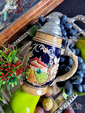 Керамична халба , снимка 5 - Антикварни и старинни предмети - 51694830