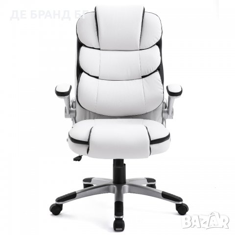 Ергономичен офис стол с мека седалка и облегалка YMS-2332-WHITE, снимка 5 - Столове - 35474639