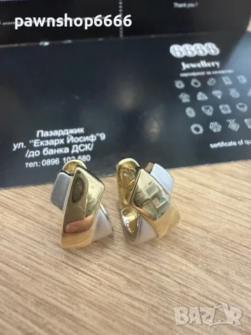 Златни обеци 9 карата с тегло 5,28 грама и проба 375, снимка 2 - Обеци - 56287812
