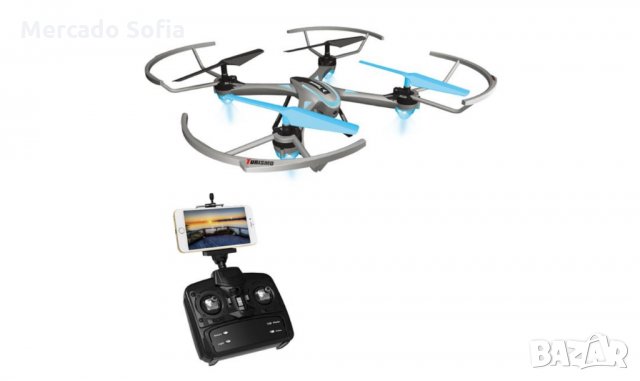Дрон с автопилот, 360 завъртане и 0,3 МР камера
