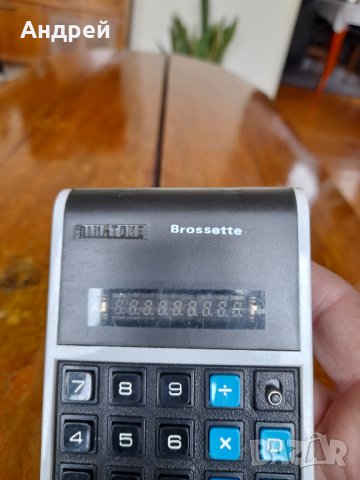 Стар калкулатор Rinatone Brossette, снимка 3 - Други ценни предмети - 40001097