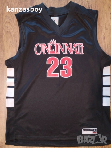 nike jordan rare vintage cincinnati bearcats - мъжки колекцинерски потник ОТЛИЧЕН 2ХЛ, снимка 3 - Тениски - 52540199