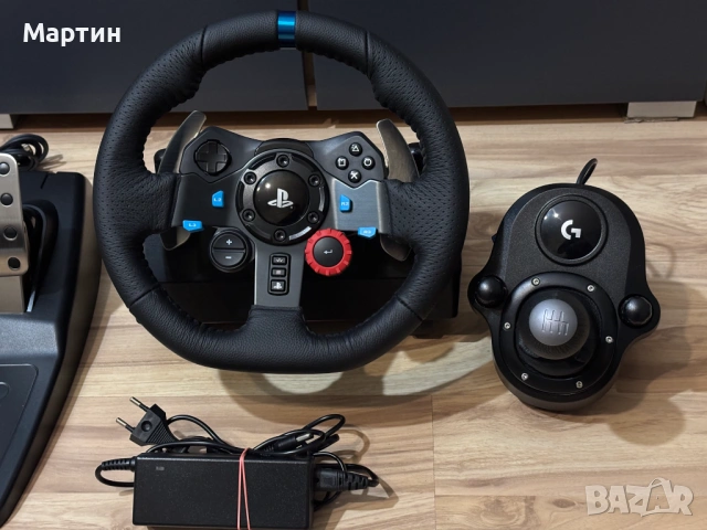 Волан Logitech G29 SE + Shifter, снимка 3 - Джойстици и геймпадове - 53688914