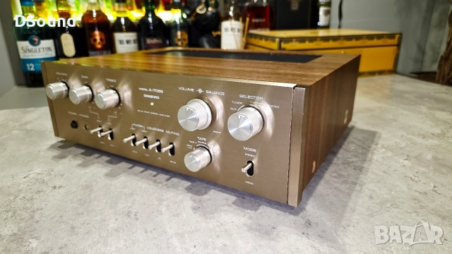 ONKYO A-7055 – Лимитирана Серия №107/200, Old Gold –Class A, снимка 3 - Ресийвъри, усилватели, смесителни пултове - 52587623