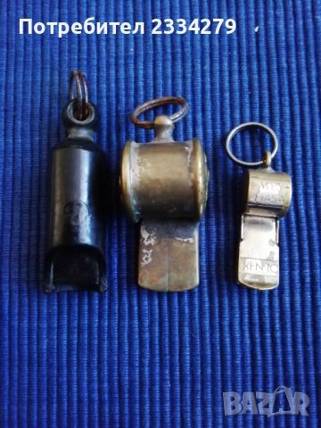 Стари полицейски, военни и съдийски свирки. , снимка 3 - Антикварни и старинни предмети - 52956410