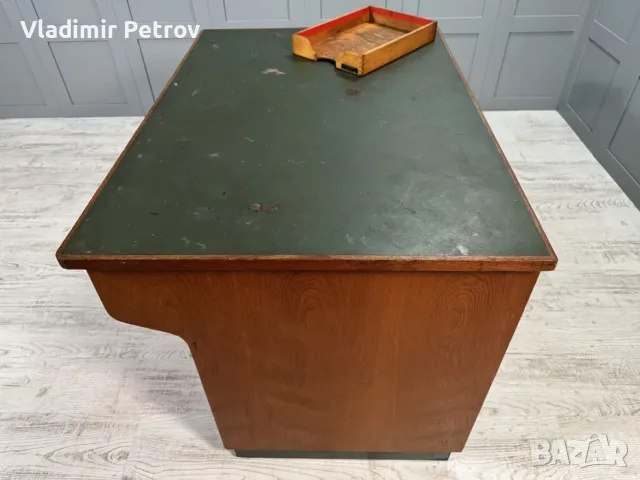Винтидж бюро в индустриален стил Г447, снимка 5 - Бюра - 55980192