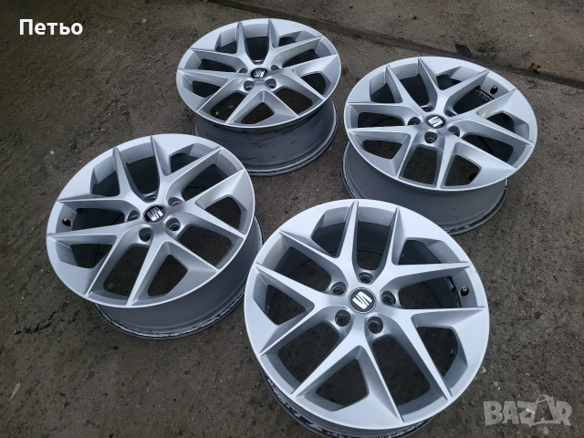 Оригинални джанти 18ки SEAT Leon FR,5x112,7.5,ET51, снимка 2 - Гуми и джанти - 52682710