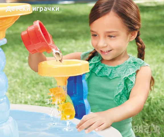 Детска маса за игра с вода, Little Tikes, със спираловидни улеи и топки, снимка 8 - Други - 50991290