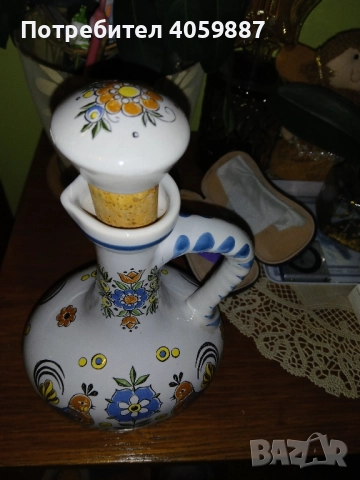 Стара керамична стомна , снимка 2 - Антикварни и старинни предмети - 52170731