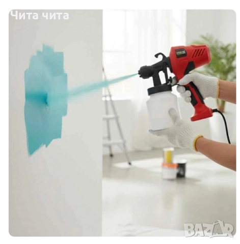Електрически пистолет за боядисване Electric Paint Sprayer Elite — пълно покритие без следи и капачк, снимка 5 - Други - 52470368