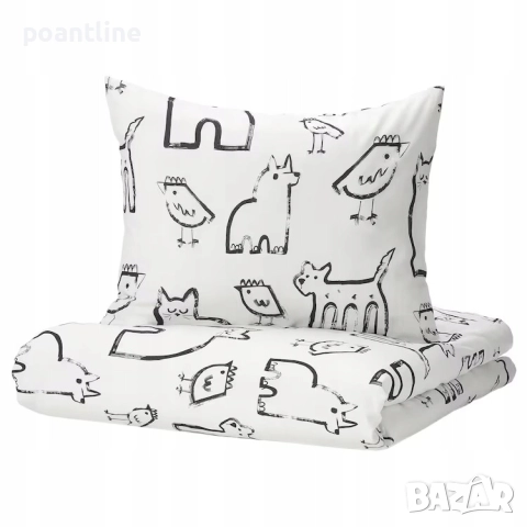 IKEA спално бельо KOPPARBLAD и PURPURBRACKA комплект плик за завивка и калъфка, снимка 6 - Спално бельо - 51976449