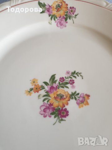 Порцеланово българско плато, снимка 2 - Чинии - 35522979