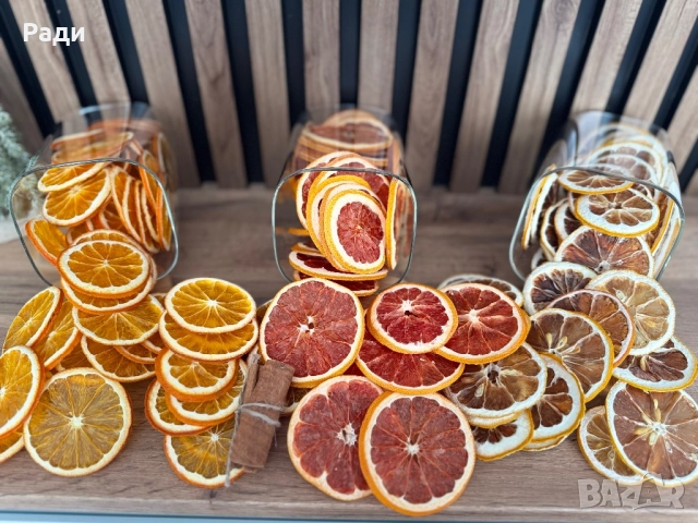 Дехидратирани плодове декорация, снимка 2 - Декорация за дома - 52238706