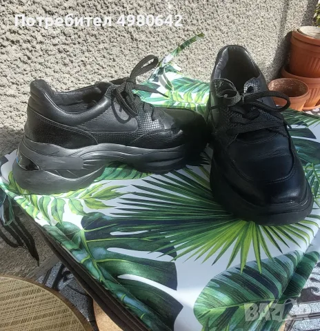 Спортни обувки ест. Кожа, снимка 4 - Дамски ежедневни обувки - 56531393
