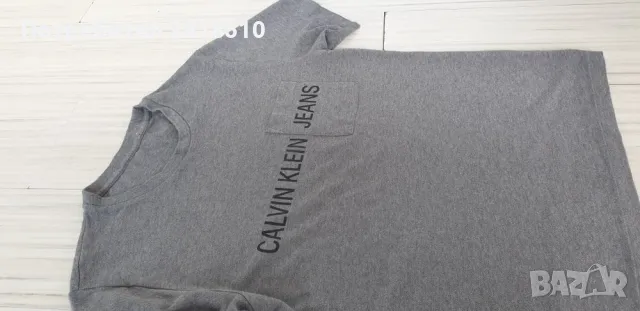 Calvin Klein Jeans CKJ Cotton Mens Size S  ОРИГИНАЛ! Мъжка Тениска!, снимка 9 - Тениски - 50068038