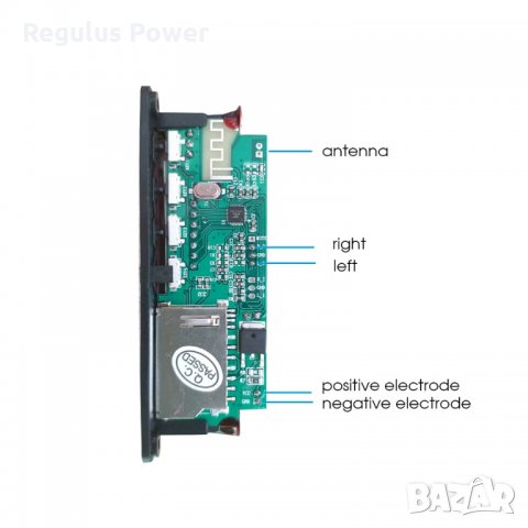 Чисто нов авто аудио модул за вграждане KEBIDU с Bluetooth 5.0 12 V 1. Поддържа FM radio /USB /SD , снимка 5 - Аудиосистеми - 29546958