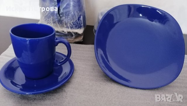  Квадратна  керамика Румъния, снимка 5 - Сервизи - 38140380