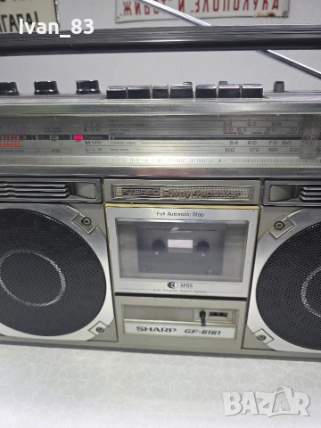 Радиокасетофон Sharp gf 6161, снимка 3 - Радиокасетофони, транзистори - 53048273