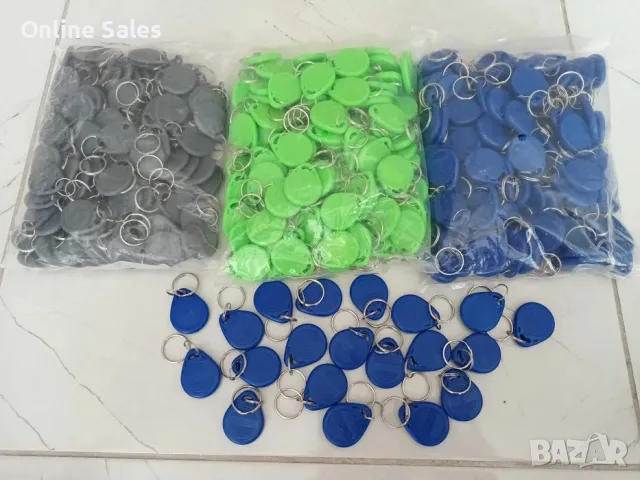 Чипове с код,Access control,за входна врата,асансьор,бариера,кит 100бр